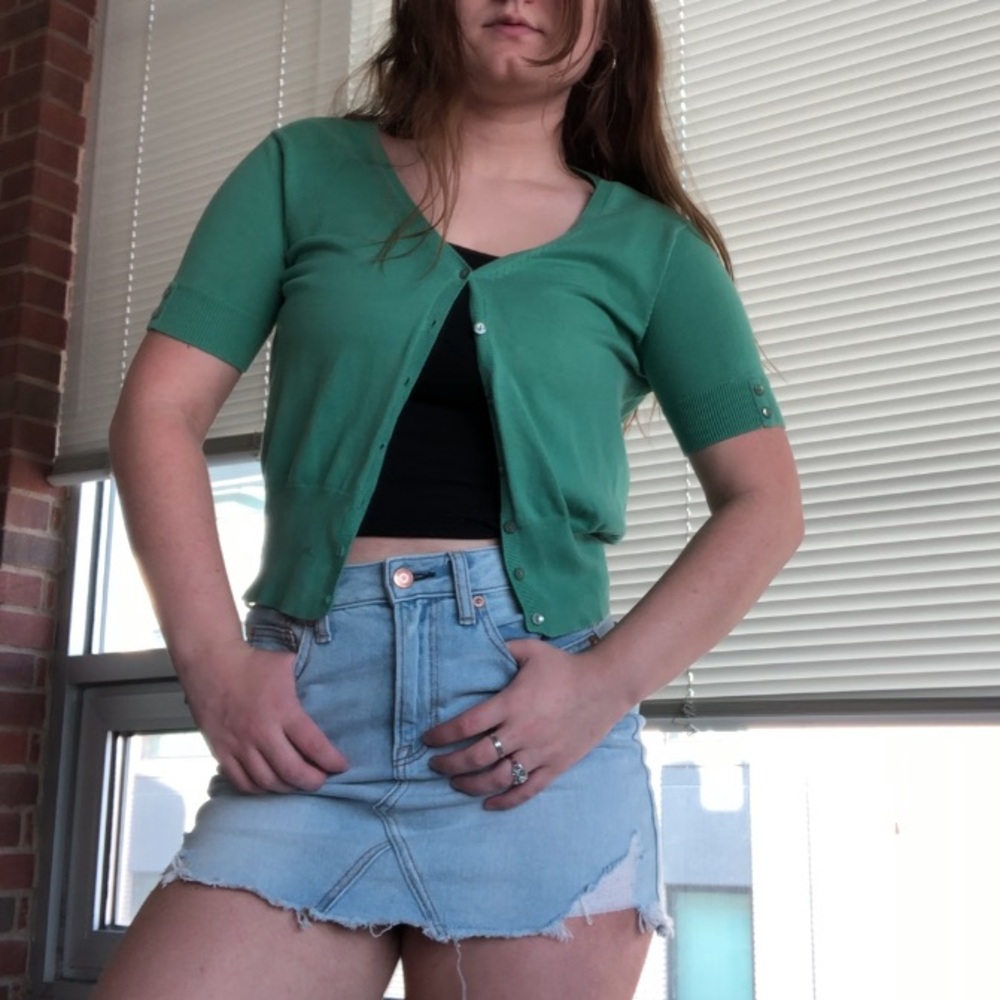 Vintage cropped cardigan